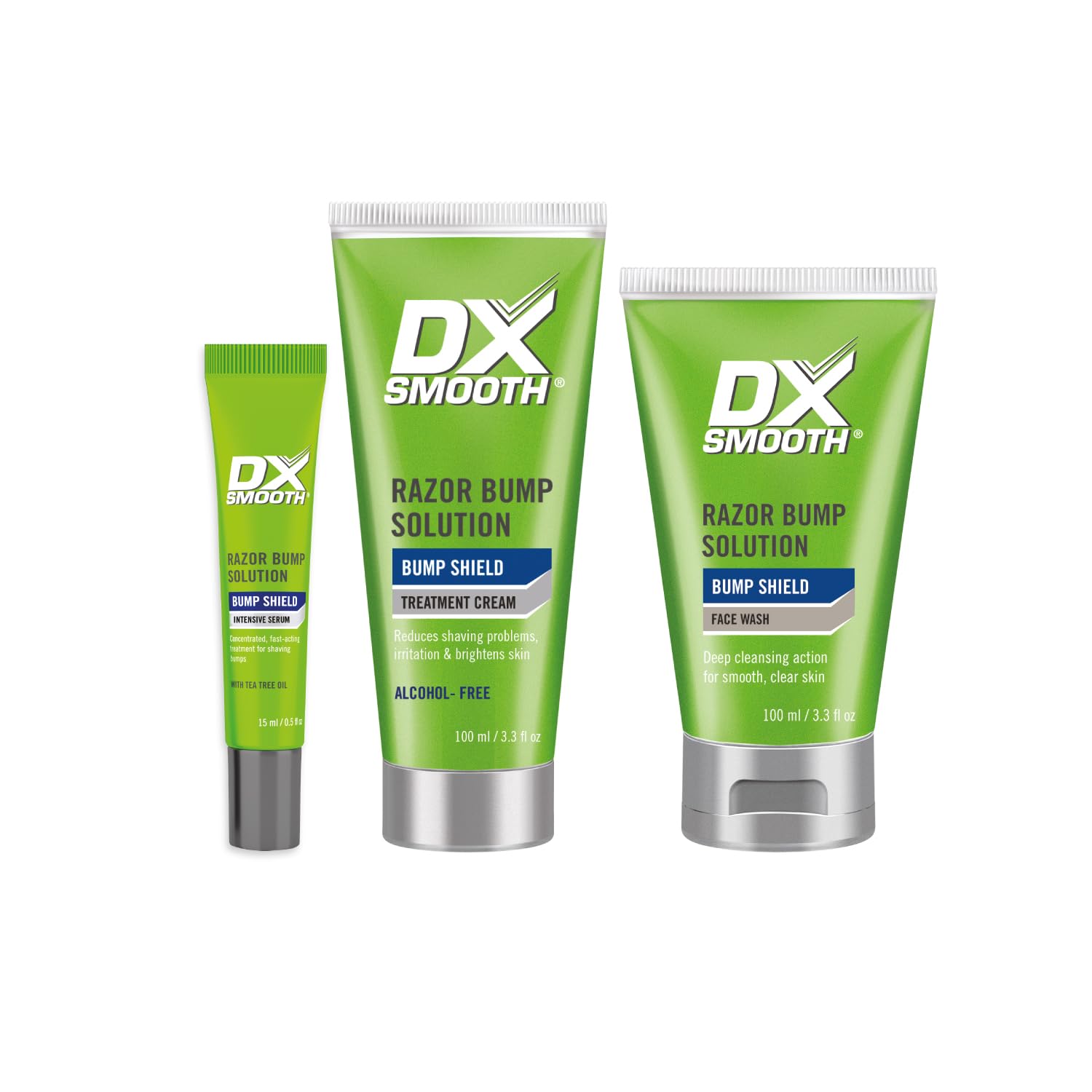 Amazon.com: DX Smooth Bump Shield Combo Set for Men | Razor Bumps
